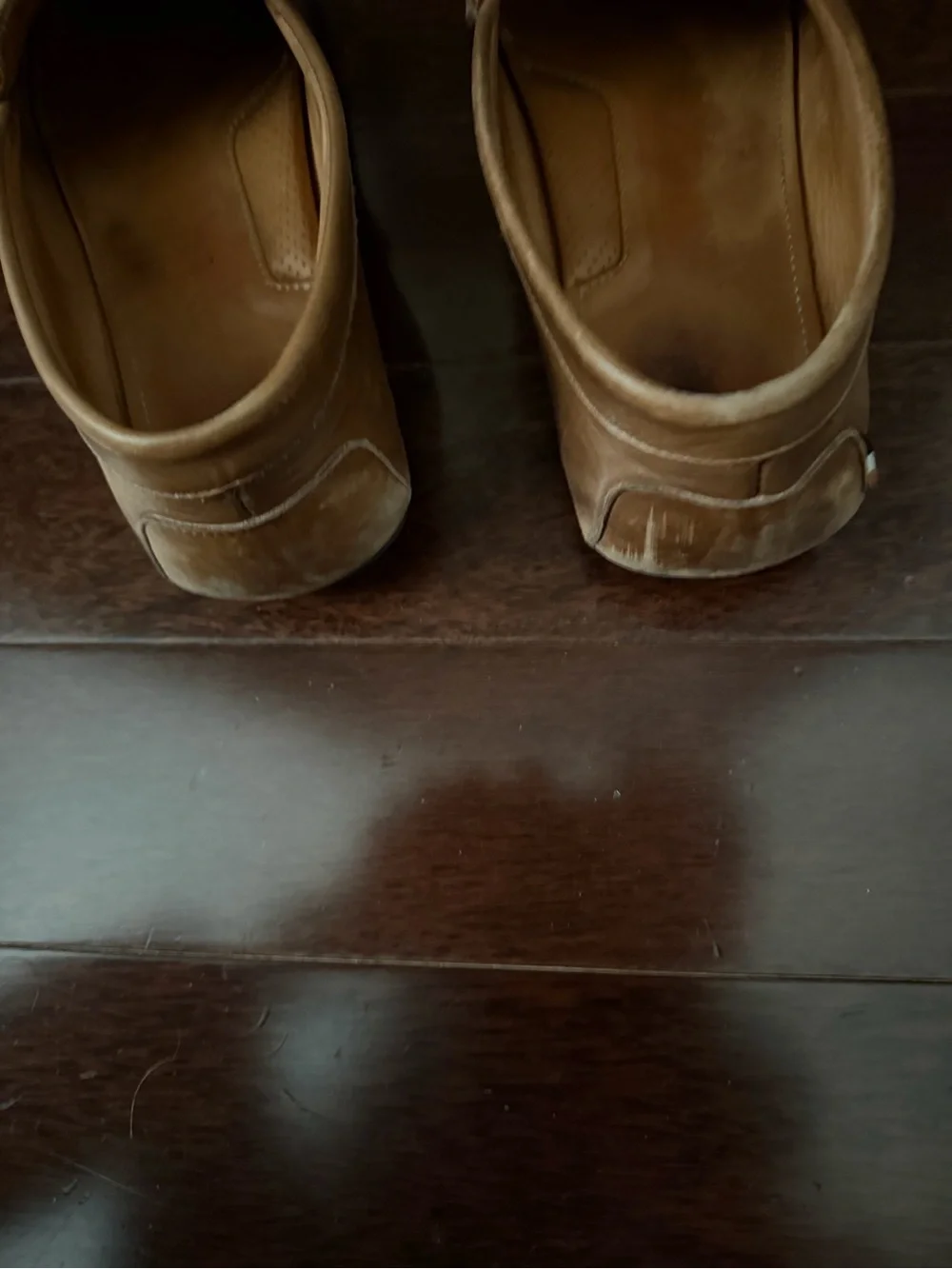 Allen Edmonds Cognac Brown Leather Bit Loafers